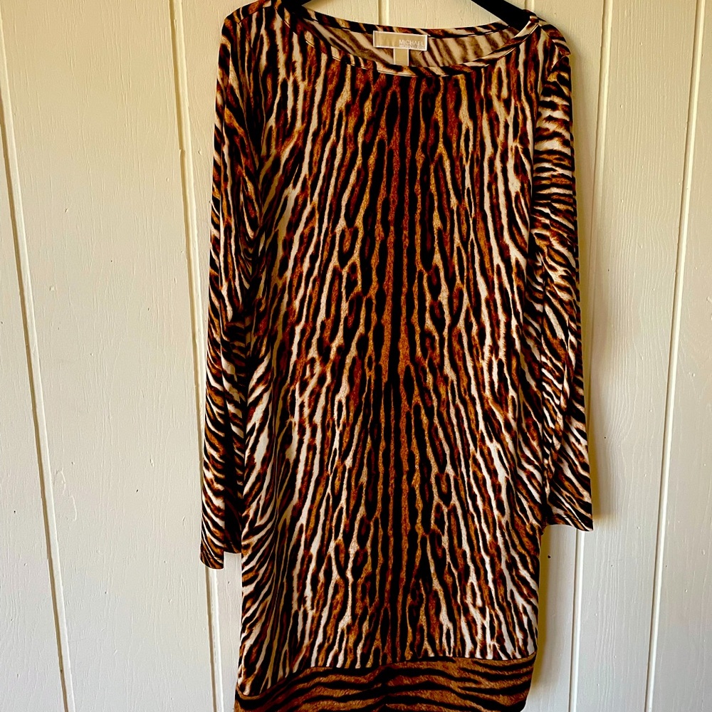 Animal print dress